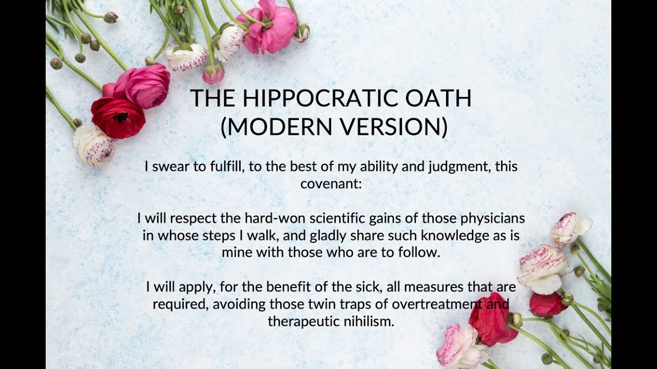 THE HIPPOCRATIC OATH MODERN VERSION YouTube the-hippocratic-oath-modern-version-youtube