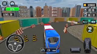 City coach 🚐🚞🚌🚐🚃bus simulator 3d game in android #gamer# car#victoriya level :29 parking challenges screenshot 4