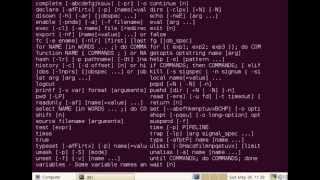 Linux BASH builtin commands