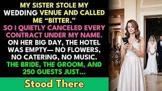 My Sister Stole My Wedding Venue And Called Me “Bitter” — So I Canceled Every Service…