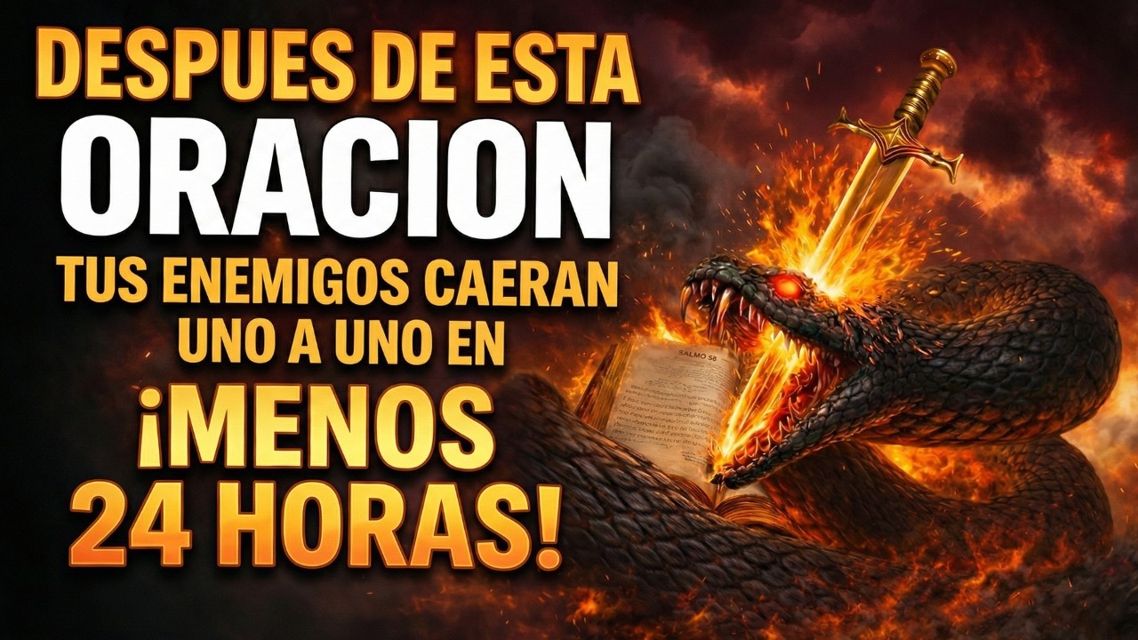 SALMO 58: Urgente  Despues de ESCUCHAR esta Oracion tus ENEMIGOS caeran en MENOS de 24 horas