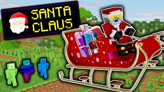 Minecraft Manhunt, But I'm Santa Claus...