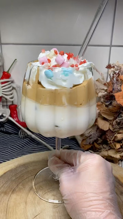 raffaello iced latte drink