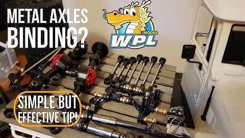 WPL metal axle tip 👍