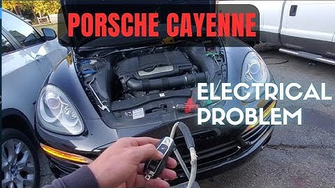 Porsche Cayenne Electrical Problem Alarm System Issue and Fix