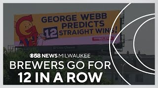 Brewers' win streak puts George Webb's free hamburger promotion in reach