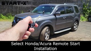 Start-X Remote Start Install Select Honda & Acura