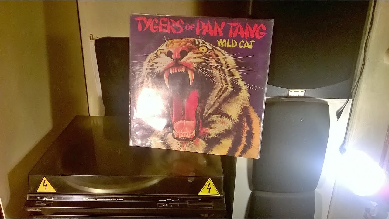 TYGERS OF PAN TANG: Wild Cat LP 1980. SIGNED, autographed. 