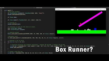 Box Runner? | SFML+Box2d C++ | Game Dev