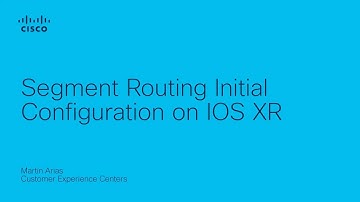 Segment Routing Initial Configuration on Cisco IOS XR | SR-MPLS Setup Guide