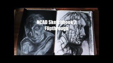 NCAD Portfolio Submission - 2022 - Sketchbook 2 flip through