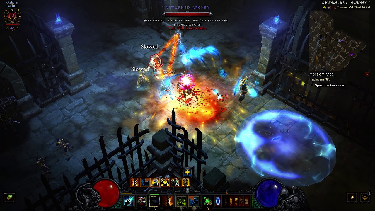 Diablo III Hardcore Seasonal 22 Witch Doctor XVI