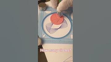 Take a guess how many circles there are #spirograph #art#asmr #satisfying #spirographshr