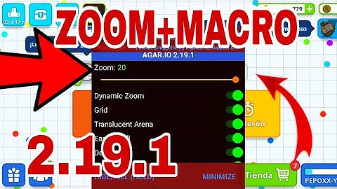 zoom y macro 2.19.1 MOD MENU no lag