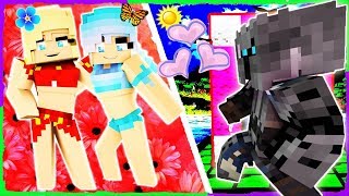 PopularMMOs Pat and Jen Minecraft: LAND OF LOVE CLOUDS! - VALENTINES DAY - Custom Map