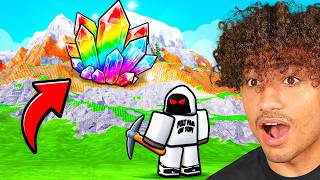 ROBLOX MINE A MOUNTAIN..