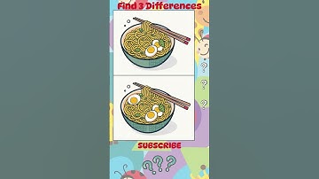 Can You Find the 3 Differences? #246