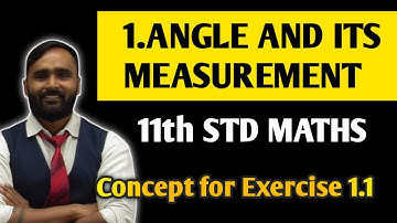 11th MATHS |Chapter No 1 ANGLE AND ITS MEASUREMENT | LECTURE 01 | PRADEEP GIRI SIR