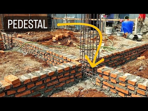 Pedestal Diantara Pondasi Footplat Dan Kolom Beton Bertulang