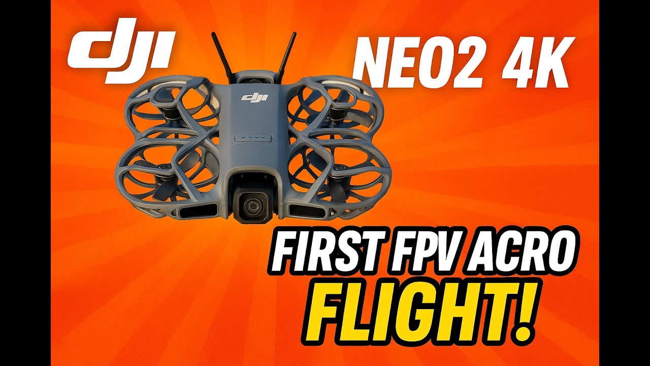 DJI Neo 2 4K FPV Acro Mode | My First Test Flight! - YouTube