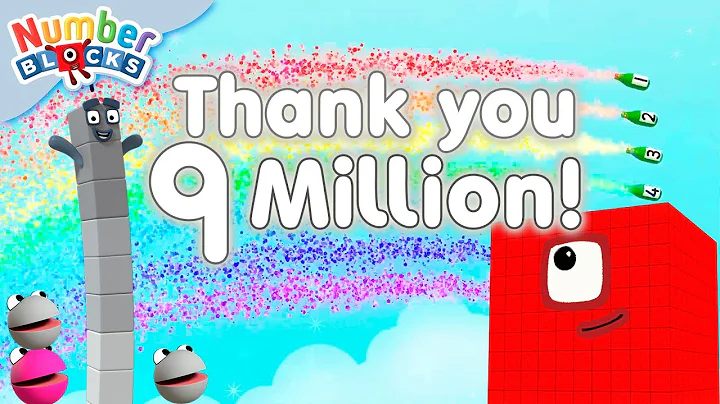 9 Million Subscribers!! 🥳 Thank you Number Fans! | Learn to count to 1,000,000 |  @Numberblocks