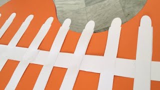 How to make paper fence / paper craft screenshot 1