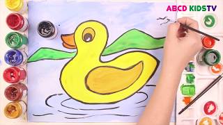 Learn Colors with Duck Coloring Pages for Kids and Toddlers Mango Toys