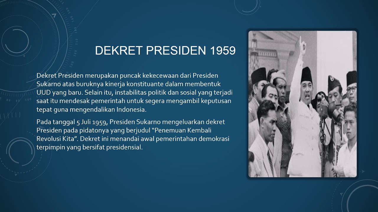 Latar Belakang Lahirnya Demokrasi Terpimpin Youtube