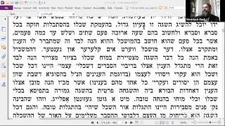 שיעור במאמר הרבי הריי"ץ והיה כאשר ירים משה תרצ"ד 1
