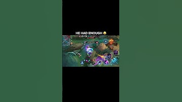 Bro had enough 🤣 #mobalegends5v5 #moba5v5english #moba5v5pippin #shorts #chou
