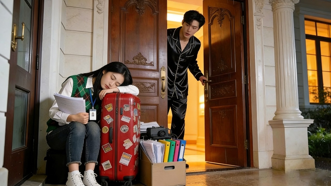 Rain Falls. Unemployed Poor Girl Sleeps At Ceo’S Door—He Takes Her Home And Spoils Her!