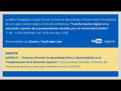 Entornos virtuales de aprendizaje, retos y oportunidades en la transformación de la educación...