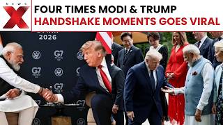 G7 Summit Exclusive Scoop: How Modi-Trump’s Four Times Handshake Moments Steal the Spotlight | NewsX