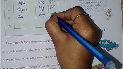 #Class-5#Chapter-20||MATHS IN REAL LIFE#Exercise20A#Question number-3#JUNIOR MATHS BOOK.