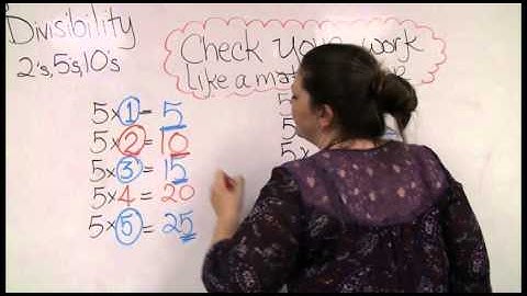 GED Math 1.4.c - 1.4.f Final Digit Divisibility (2,5,10)