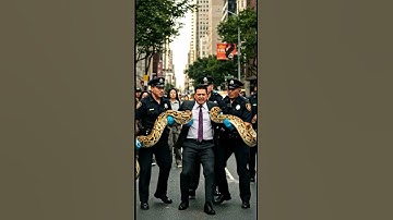 Brave Police Officers Rescue a Man from a Giant Python Attack