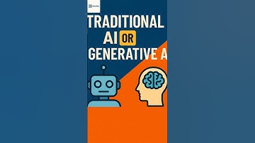 Traditional AI vs Generative AI - #genai