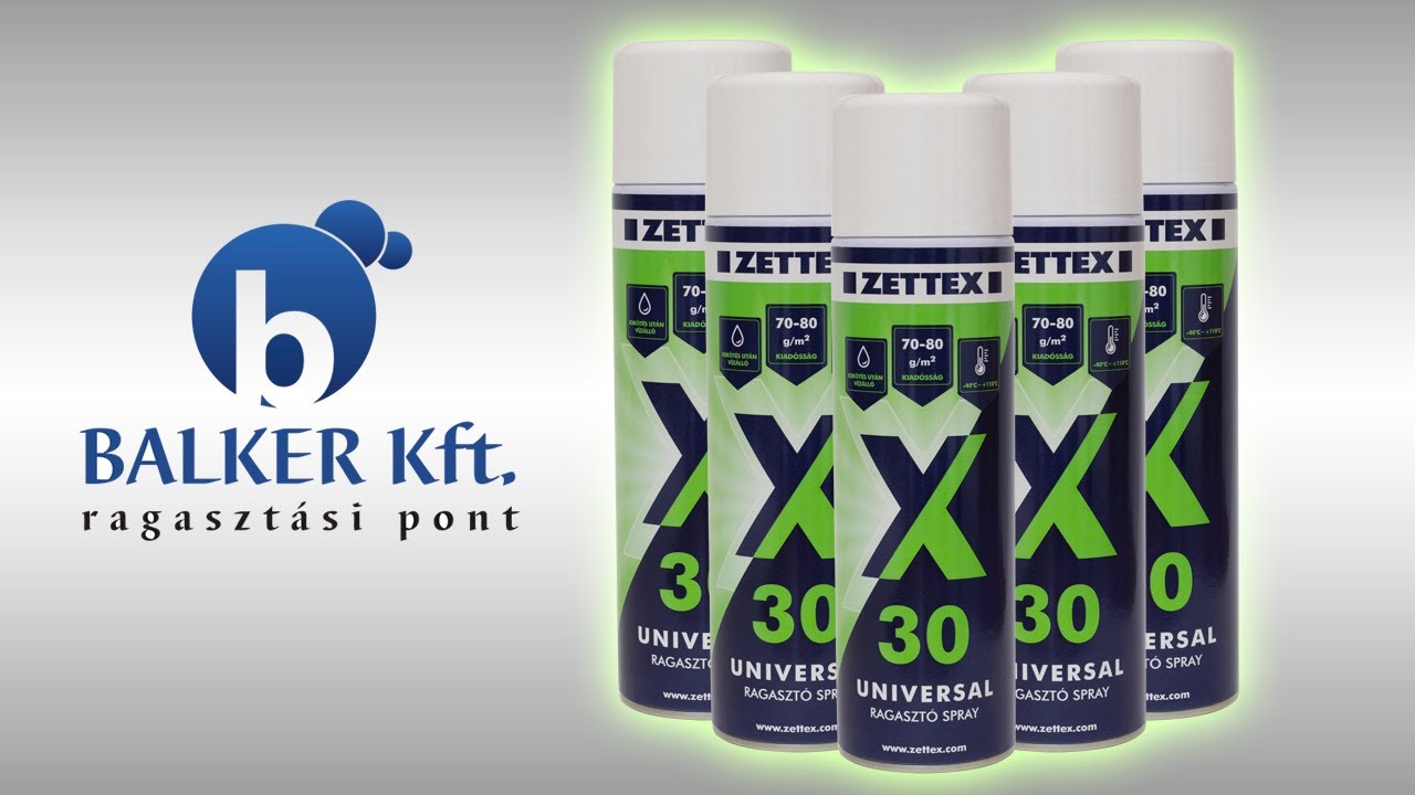 Термостійкий контактний клей Zettex Spraybond X30 Universal 717 gr