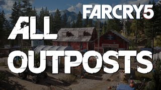 Far Cry 5 : All Outpost Liberations | Hard Difficulty - Stealth Kills