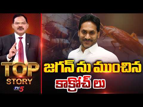 జగన్ ను ముంచిన కాక్రోచ్ లు | Top Story Debate With Sambasiva Rao | TV5 News - TV5NEWS