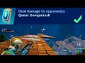 Deal damage to opponents Fortnite