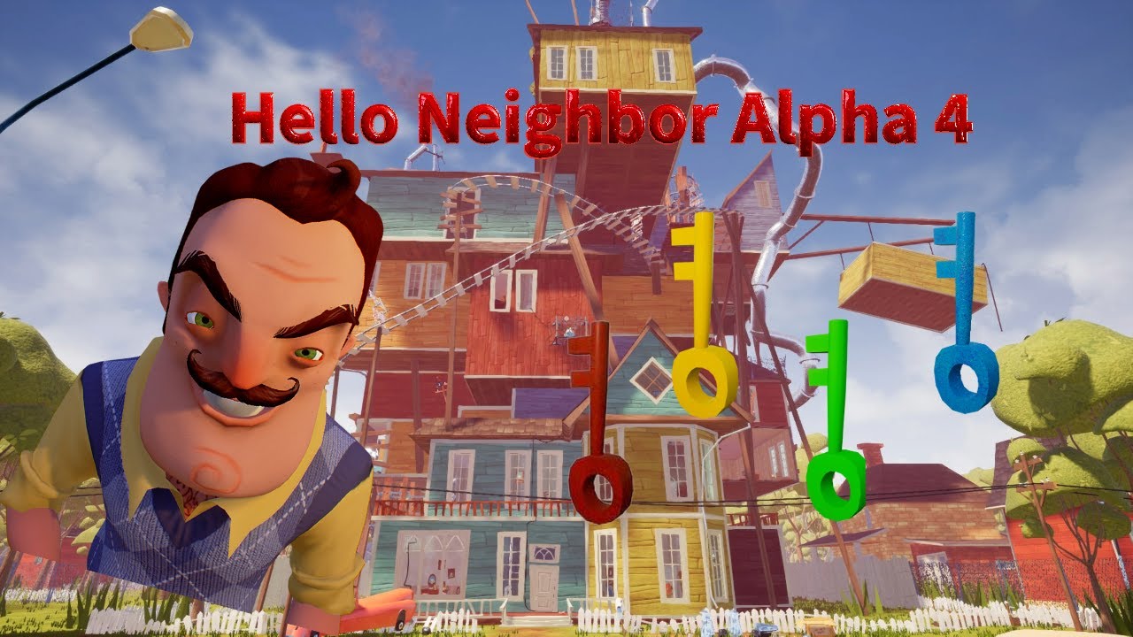 Me SOMEWHAT cooking in Hello Neighbor Alpha 4 - YouTube