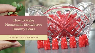 How to Make Homemade Strawberry Gummy Bears