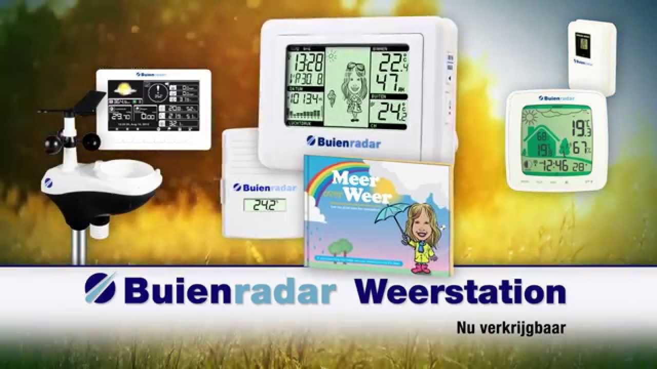 Buienradar BR700 - 3 en 1 Station météo avec capteur extérieur sans fi –  Alecto Home