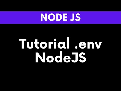 Tutorial .env NodeJS