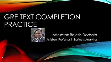 GRE Text Completion Practice Question 5