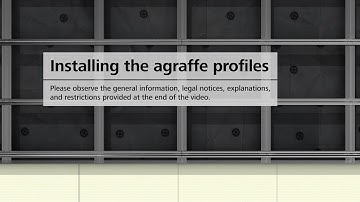 StoVentec Glass rainscreen cladding facade - Installing the agraffe profiles