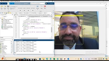 Face detection and face recognition by Matlab