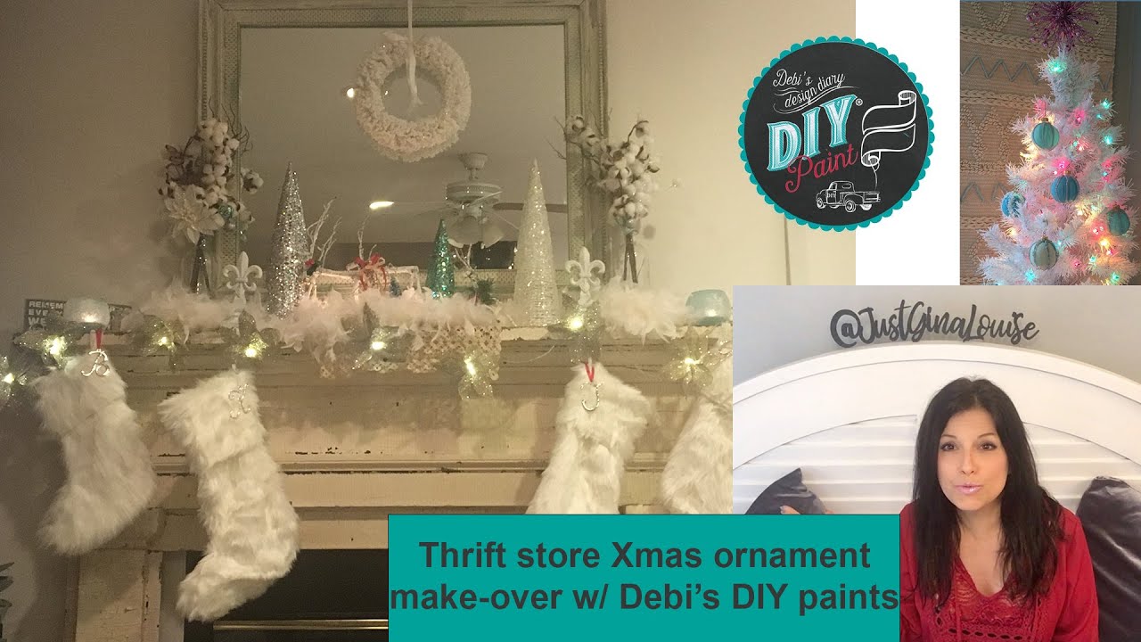 DIY make over ornaments with Debi's Design Paints YouTube