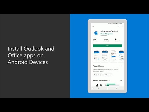 How to install Outlook and Office apps on Android devices